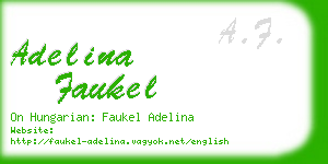 adelina faukel business card